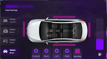 [PAID] [QB/ESX] Vehicle Control | Control panel, Youtube Music play, Neon and Extras thumbnail 3
