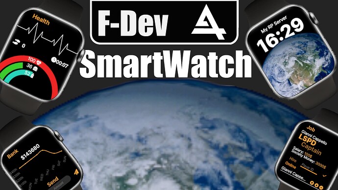[PAID][ESX/QBCore] F_SmartWatch (Apple Watch inspired) Thumbnail