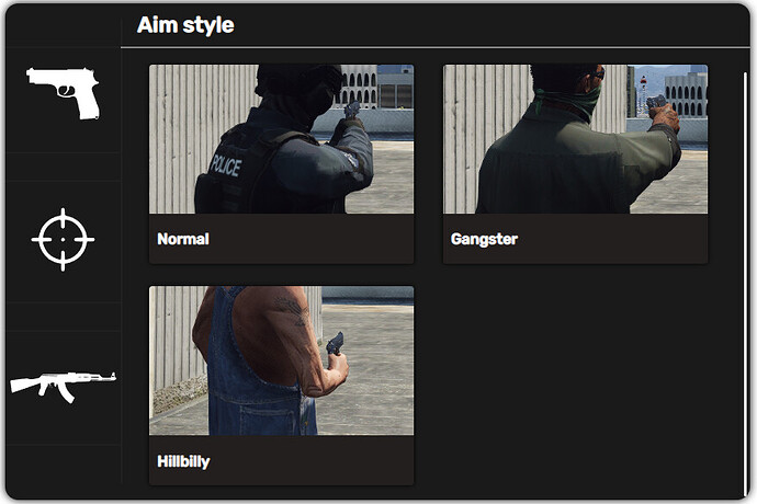 [RSX Weapons] Weapon positions, animations system with UI thumbnail 3