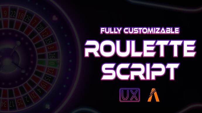 [PAID] UX_Roulette | Roulette Resource | Casino Game | Fully Customizable | Completely UI-Based Thumbnail
