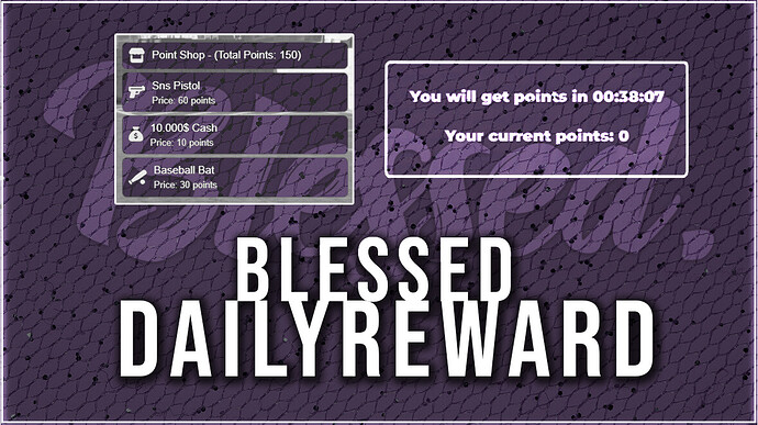 [QBCore][PAID] Blessed Daily Reward System Thumbnail
