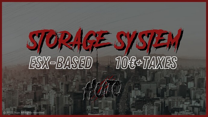[ESX] Personal Storage with item Thumbnail
