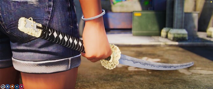 Black Katana Sword thumbnail 6