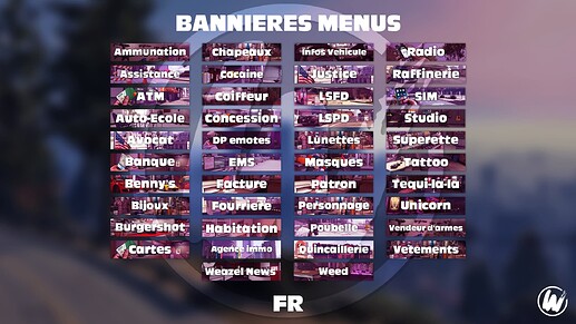 [PAID][ESX] w_banners (Banners for esx_menu_default) thumbnail 2