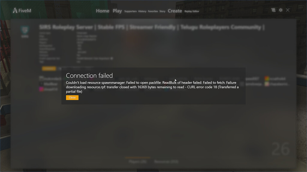 Unable to go to - FiveM Client Support - Cfx Forum