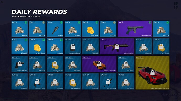 [RELEASE][PAID][ESX & QBCore] Dailyrewards Thumbnail