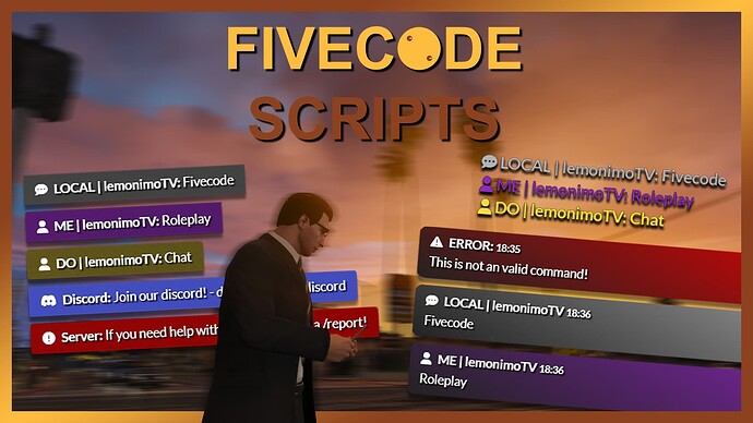 [PAID][ESX/QB/QBOX] Advanced Roleplay Chat - fivecode_rpchat V2 Thumbnail