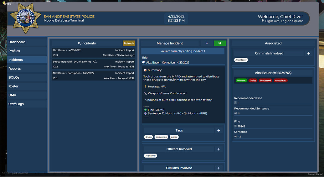 [Project Sloth] [FREE] QBCore Dispatch & MDT - FiveM Releases - Cfx.re ...