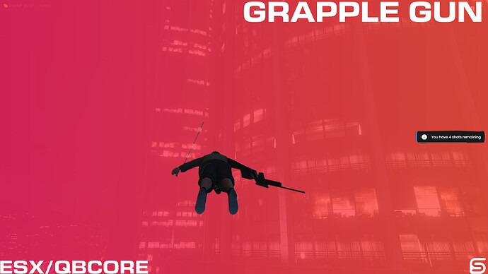 [PAID][QBCORE/ESX] Grapple Hook Script Thumbnail