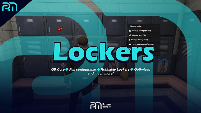 [PAID] QBCore Lockers Thumbnail