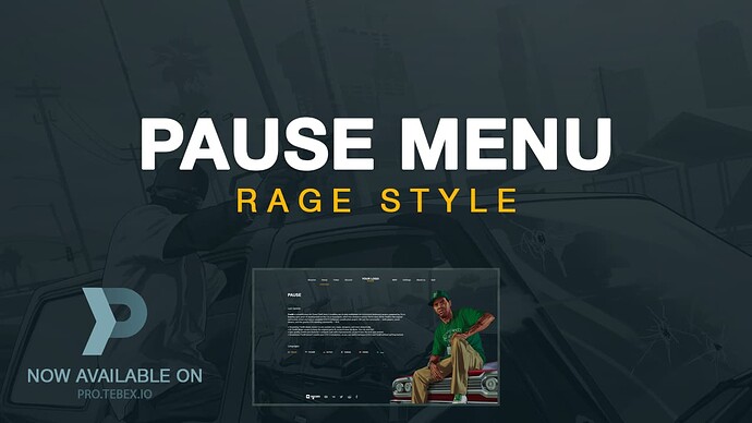 [PAID][Standalone] PRO PauseMenu with RAGE Style Thumbnail