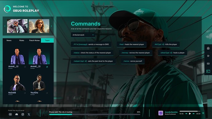[RELEASE] 0Bug Infinity UI Package - Loading Screen, Multicharacter, Spawn Selector, Pause Menu thumbnail 6