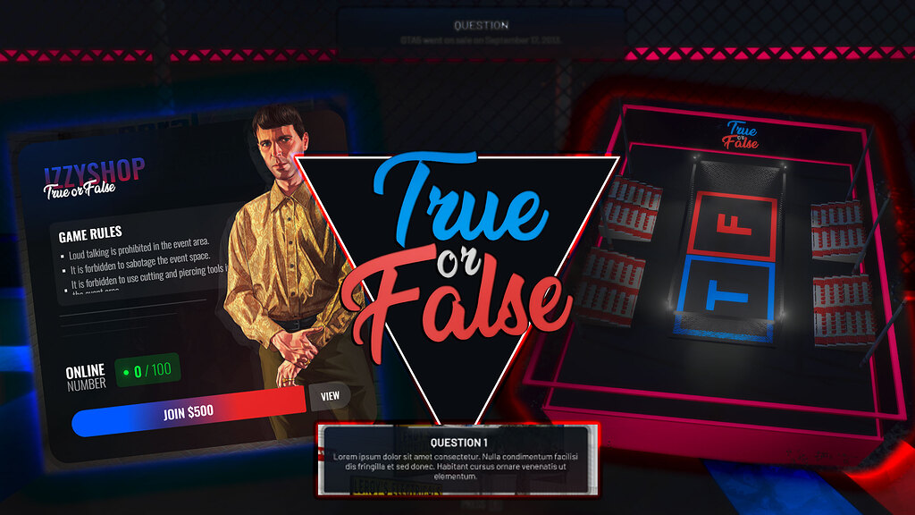 True or False [Script] [MLO] [Clothing] [QB ESX] - Releases - Cfx.re ...