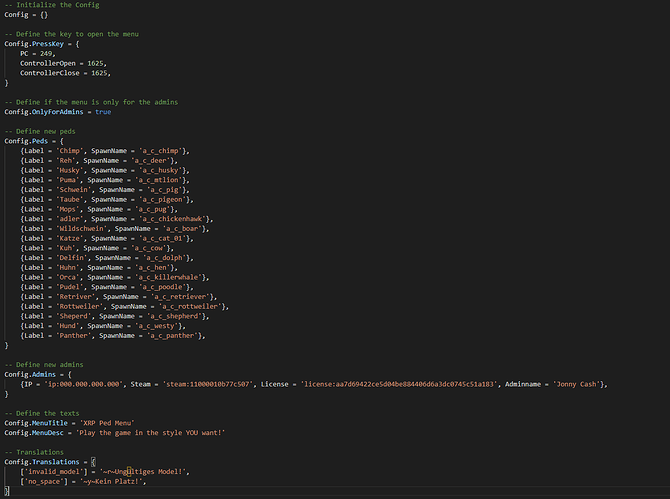 Config