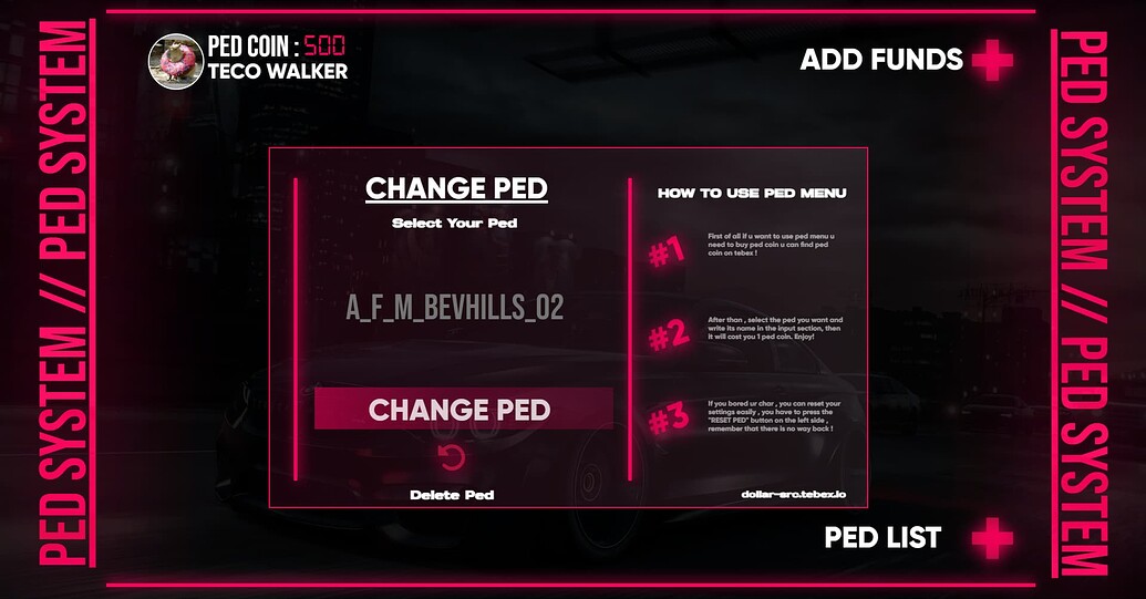 [QB/ESX] SRC PED SYSTEM V3 - FiveM Releases - Cfx.re Community