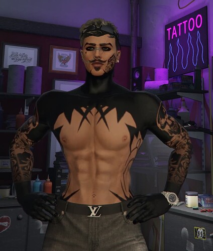 😈 spiky tattoo thumbnail 3