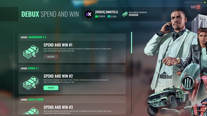 [QB-ESX-OTHER] Spend and Win (DebuX) thumbnail 2
