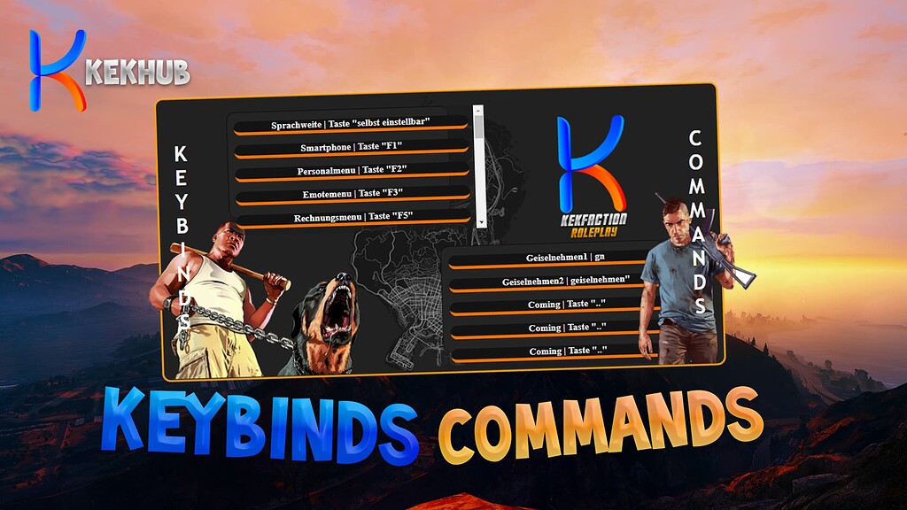 [PAID][UI] Keybinds and Commands UI | Configurable - FiveM Releases ...