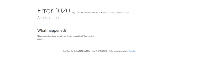 Screenshot_2020-10-03 Access denied runtime fivem net used Cloudflare to restrict access