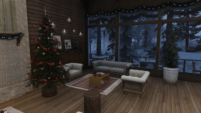 [PAID] [MLO] [XMAS] Cozy Forest Mountains Coffee Shop (Paleto Bay Winter Coffe Shop) Five M - MLO thumbnail 12