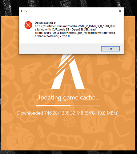 Cache wont update due to a certain error - FiveM Client Support - Cfx Forum