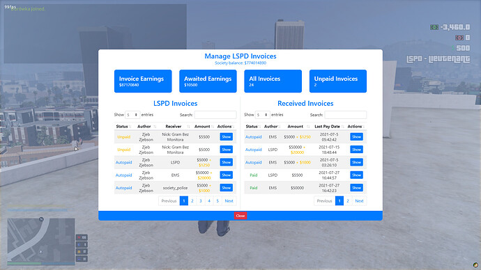 [Release] [ESX] Advanced Invoice System thumbnail 5