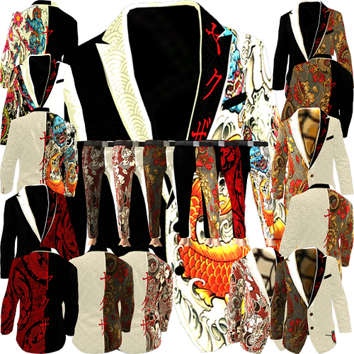 [PAID] Yakuza Suits [Sale 40% OFF] Thumbnail