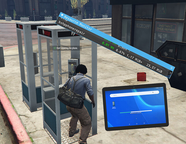 [Paid-Release] BsHP Phone Booth Repair Job - Fully customisable (ESX) Thumbnail