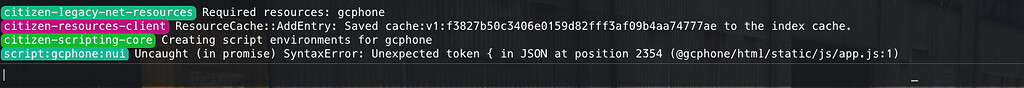 Gcphone, phone, error , syntax - Resource Support - Cfx.re Community