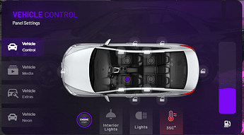 [PAID] [QB/ESX] Vehicle Control | Control panel, Youtube Music play, Neon and Extras Thumbnail