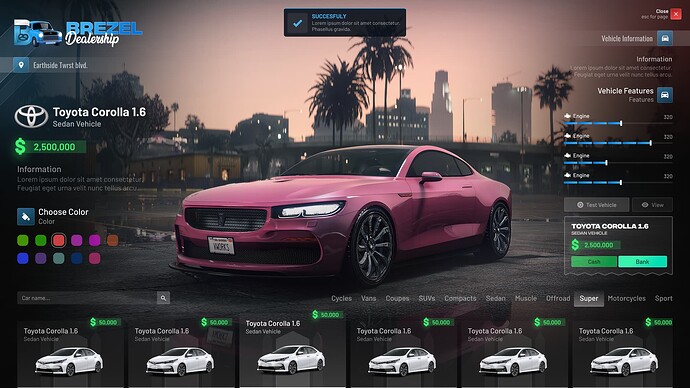 [ESX] [QB] [15€] Vehicleshop thumbnail 2