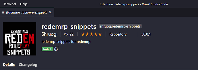 [Release] [RedM:RP] Redemrp-Snippets - RedM Releases - Cfx Forum