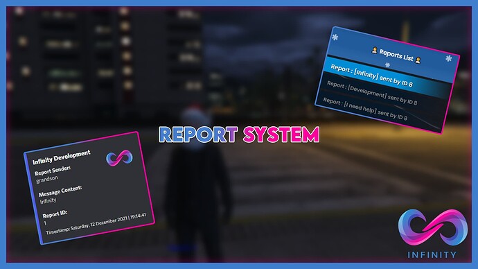 🆘 Infinity Report System [ESX] [PAID] Thumbnail