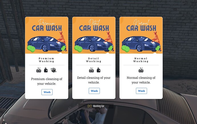 [PAID] [QBCore] Car Wash with NUI Thumbnail