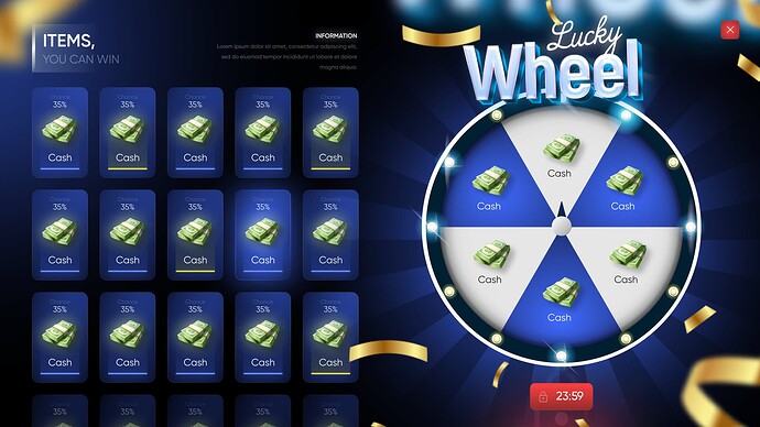 [QBCore - ESX] Luckywheel | Modern Design | Fully Customizable | Thumbnail