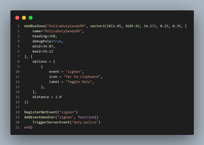 code