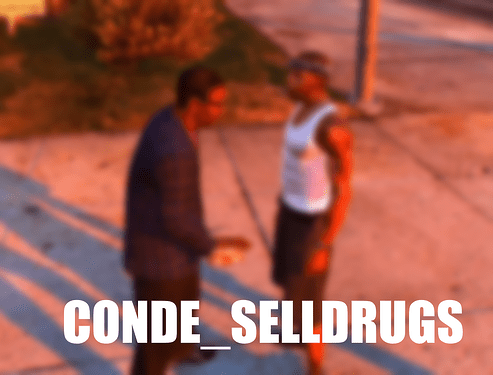 [ESX] [PAID] conde_selldrugs, SELL ANY ITEM TO NPC's, OPTIMIZED, NEAT FEATURES Thumbnail