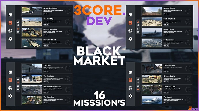 [PAID] [QBCore & ESX] 3Core Black Market Thumbnail