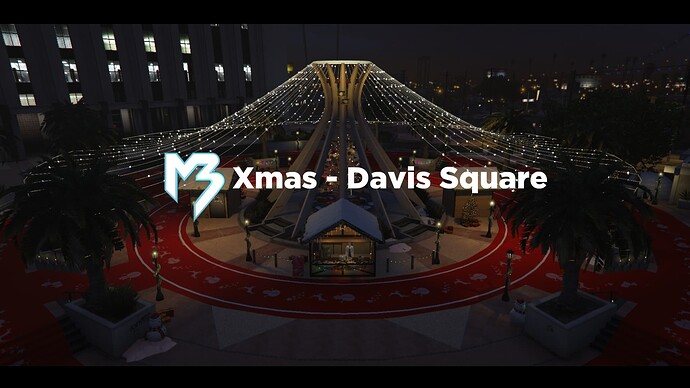 [PAID] Christmas Davis Square - Map & MLO For FiveM Thumbnail