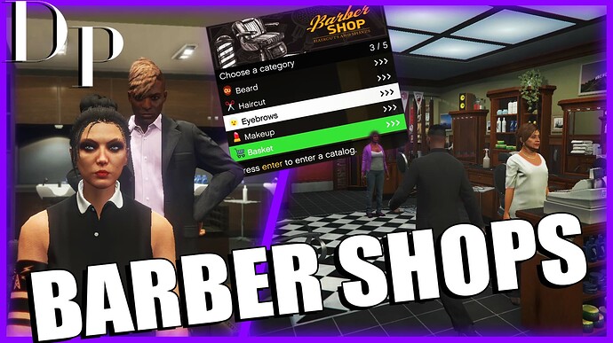 [ESX/QBCore] BarberShops [RageUI - GABZ-BARBER COMPATIBLE] | DeeP-Scripts Thumbnail