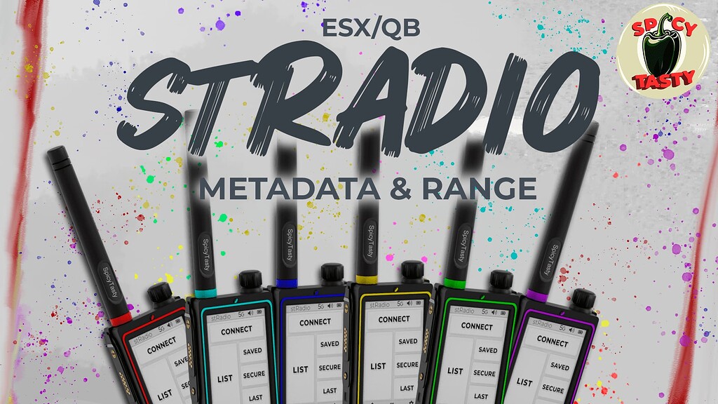 ESX/QB] Advanced Radio Script with metadata, distance, jammers