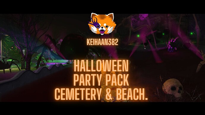 [map] [paid] 💀 Halloween Party Beach & Cemetery Thumbnail