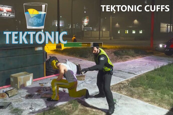[PAID] [ESX] [QBCore] Tektonic Cuffs Thumbnail