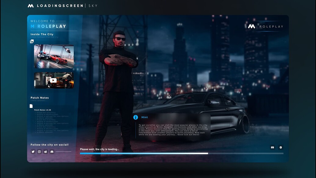 CodeM mLoadingscreen STANDALONE - FiveM Releases - Cfx.re Community