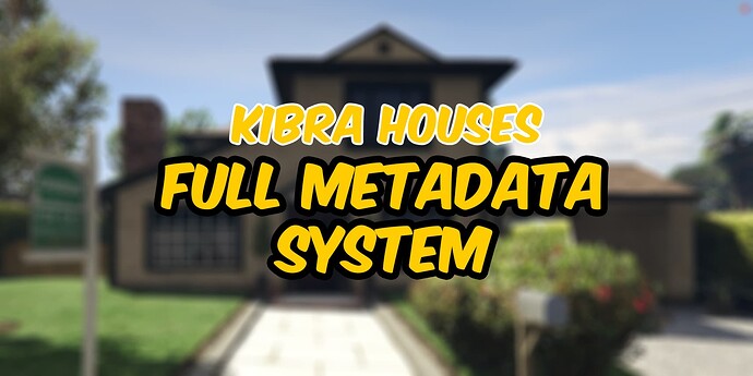 [PAID] [QBCore] Full Metadata House System with MLO Thumbnail