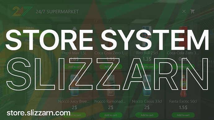 Store System - UI, Categories, Custom Themes & Cashiers - ESX/QBCore [PAID] Thumbnail
