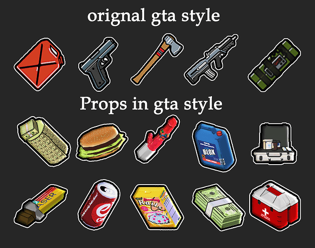 [PAID][GRAPHICS] Custom RP inventory icon (Weapon Wheel Draw Style) Thumbnail