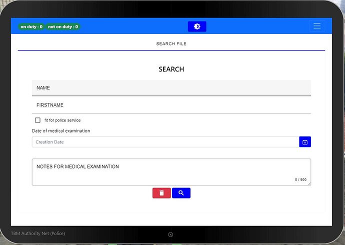 search medical report