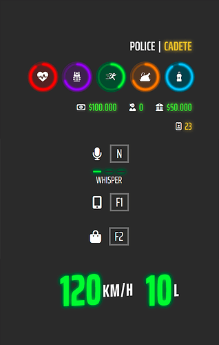 [OPENSOURCE] NeonAmado ESX HUD thumbnail 3