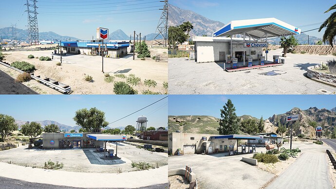 Chevron Gas Station - Filing Station For FiveM 06